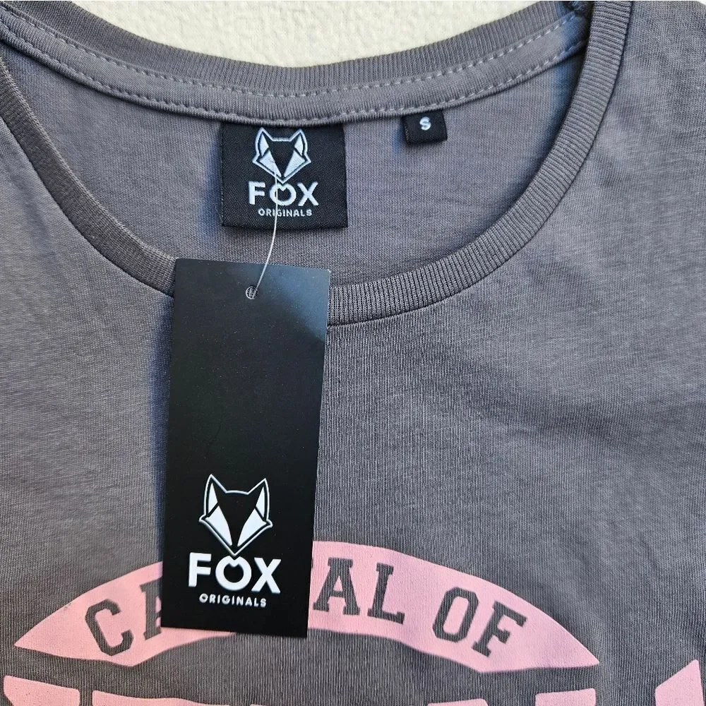 Fox Gray Vienna Graphic T-Shirt Size S - Picture 7 of 10